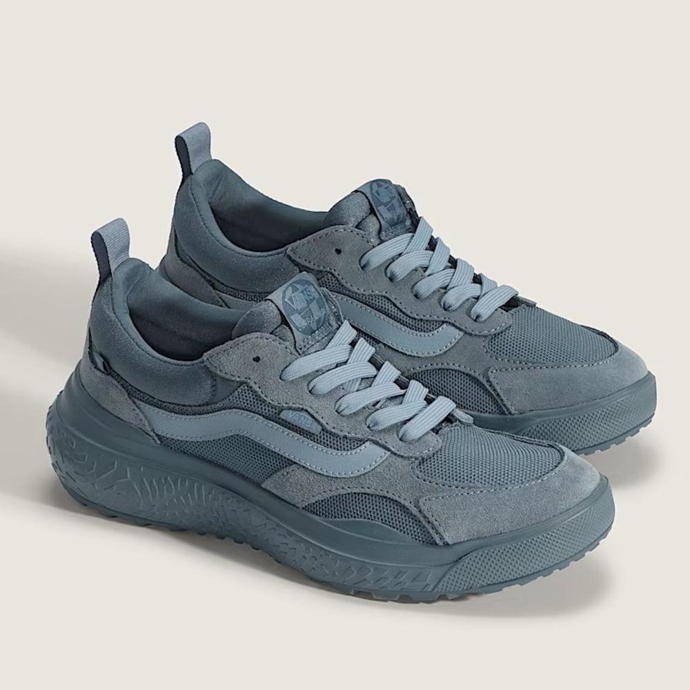 Vans UltraRange Neo VR3 Mens Grey Blue Suede Mesh Sneakers Men's 9.5/Women 11